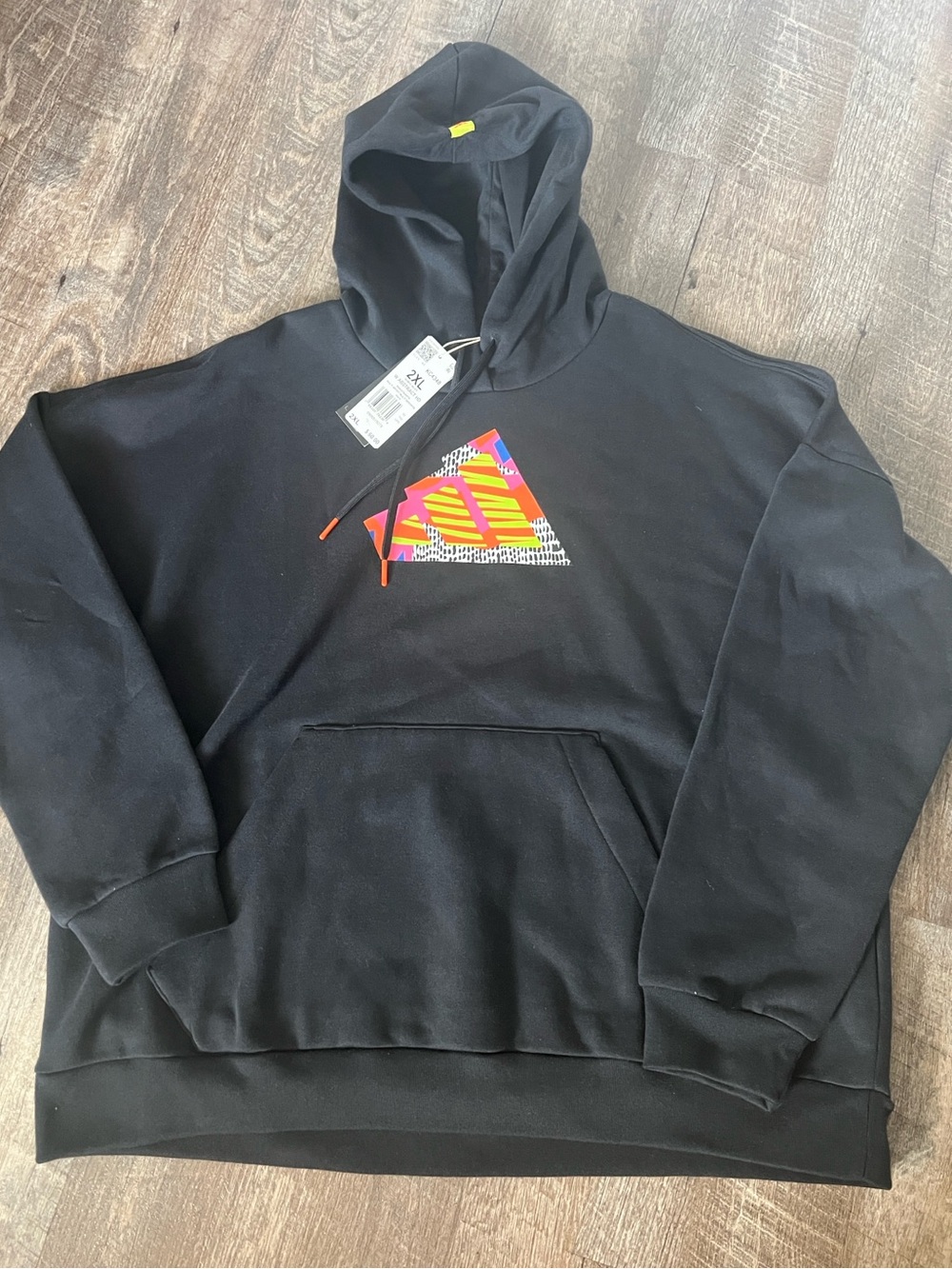 Adidas Women's Abstract Hoodie (KC4348)-Size 2XL